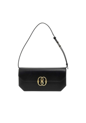 Bally Emblem Folio Leather Shoulder Bag
