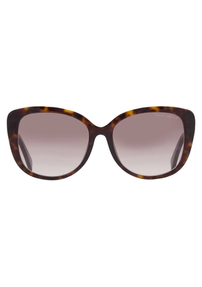 Marc Jacobs Brown Butterfly Ladies Sunglasses MARC 791/F/S 086 57