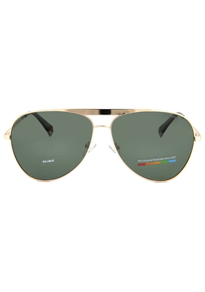 Polaroid Polarized Green Pilot Unisex Sunglasses PLD 6200/S/X 0J5G/UC 61
