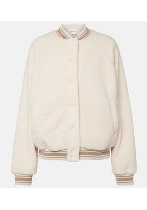 The Upside Banks teddy bomber jacket