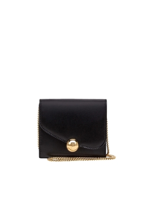Ferragamo Asymmetrical Flap Compact Wallet.