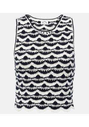 The Upside Woodstock Viva crochet cotton top