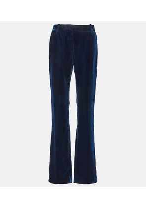 Nina Ricci Fluid velvet straight pants
