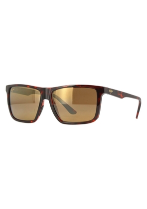 Maui Jim Mamalu Bay HCL Bronze Rectangular Unisex Sunglasses H610-04 60