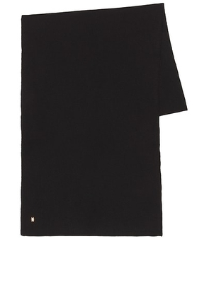 Eterne Luca Cashmere Scarf in Black - Black. Size all.
