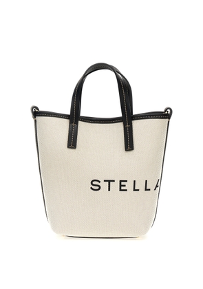 Stella Mccartney Bucket Bag Eco Salt And Pepper Canvas