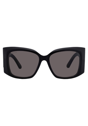 Balenciaga Grey Butterfly Ladies Sunglasses BB0443S 002 58