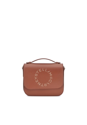 Stella McCartney Logo Flap Bag Eco Embossed Grainy Alter