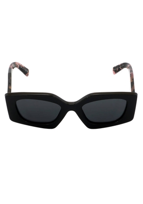 Prada Dark Grey Irregular Ladies Sunglasses PR 15YS 1AB5S0 51