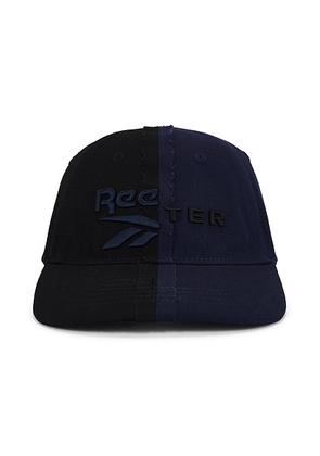 BOTTER x Reebok Paneled Cap in Black & Navy - Black,Navy. Size M/L (also in S/M).