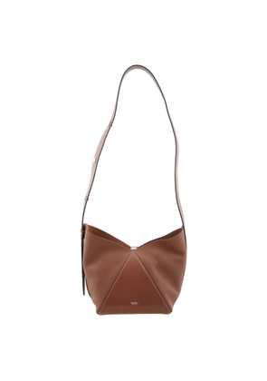 Max Mara Deer-Print Leather Small Bucket Bag