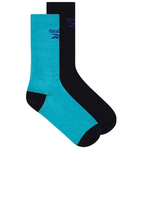 BOTTER x Reebok Socks in Navy & Aqua - Baby Blue. Size M/L (also in ).
