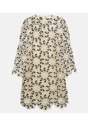 Zimmermann Ottie cotton-blend lace minidress