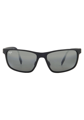 Maui Jim Anemone Nuetral Grey Rectangular Mens Sunglasses 606-02 60