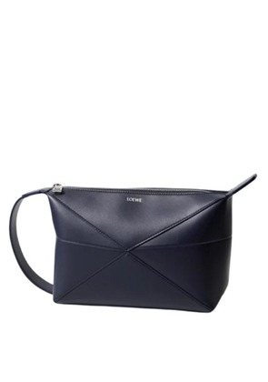 Loewe Puzzle Fold Wash Bag - Abyss Blue