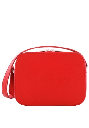 Ferragamo Logo Embroidered Shoulder Bag