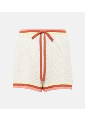 Zimmermann Golden high-rise shorts