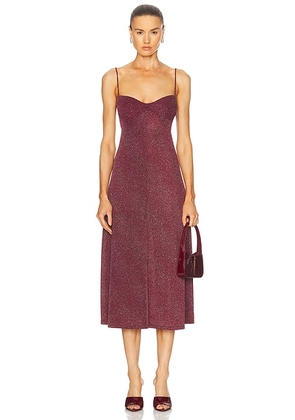 Beaufille Ariel Dress in Black & Red - Red. Size M (also in S, XS).