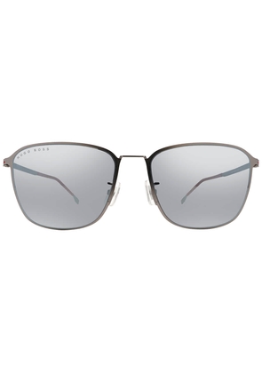 Hugo Boss Silver Multilayer Sport Mens Sunglasses BOSS 1405/F/SK 0R81/DC 59