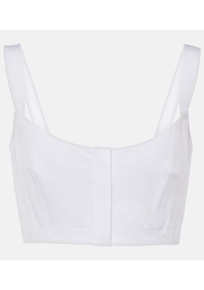 Alaia Cotton crop top
