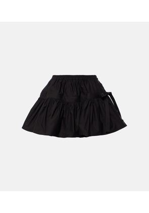 Alaia Deesser bow-detail miniskirt