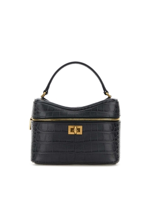 Balenciaga Denim Blue Leather Rodeo Handbag