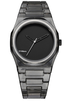 D1 Milano Nylon 39mm Watch in Exp Black - Black. Size all.