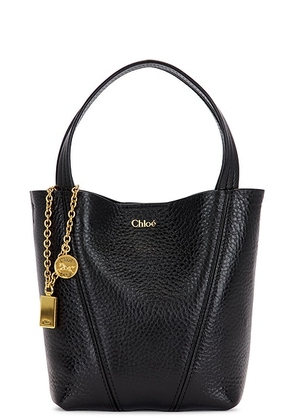 Chloe Spin Small Tote Bag in Black - Black. Size all.