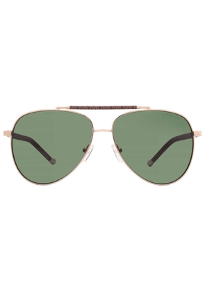 Michael Kors Green Pilot Ladies Sunglasses MK1146 10143H 59