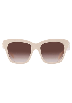 Celine Triomphe Brown Gradient Butterfly Ladies Sunglasses CL40253F 25F 55
