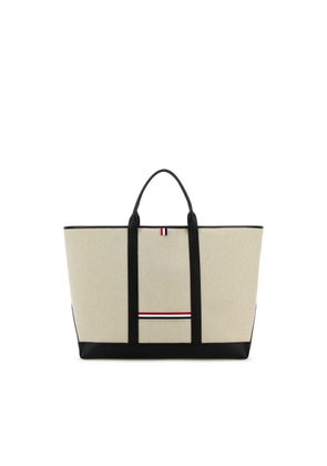 Thom Browne Sand Canvas Travel Bag