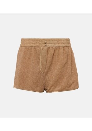 Oseree Lumiere lame shorts