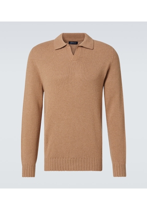 Thom Sweeney Cashmere polo sweater
