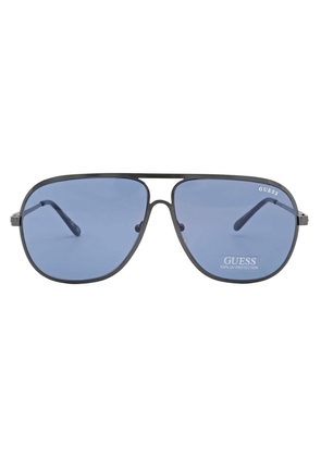 Guess Factory Blue Pilot Unisex Sunglasses GF0208 08V 60