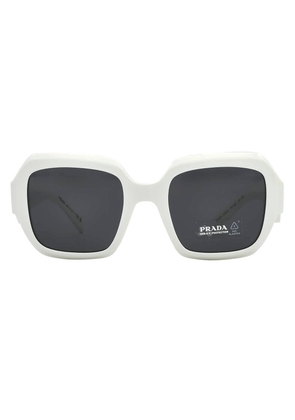 Prada Dark Grey Sport Ladies Sunglasses PR 28ZS 17K08Z 53