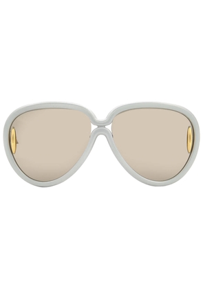Loewe Smoke Mirror Pilot Unisex Sunglasses LW40132I 24C 65
