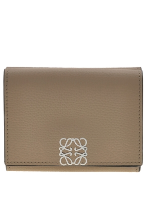 Loewe Anagram Trifold Wallet - Sand
