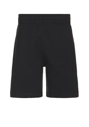 Burberry Shorts With Check Label in Black - Black. Size L (also in ).