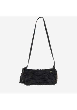 Filippo Catarzi Viscose And Straw Blend Bag