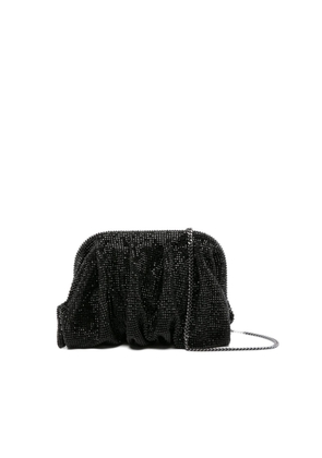 Benedetta Bruzziches Beaded Pleated Clutch Bag