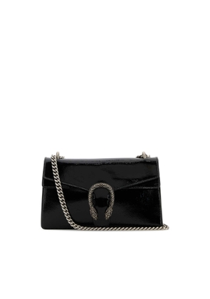 Gucci Black Leather Small Dionysus Shoulder Bag