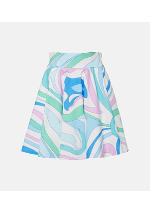 Pucci Marmo cotton poplin miniskirt