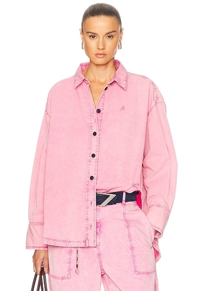 THE ATTICO Blouson in Pink - Pink. Size 38 (also in 44).