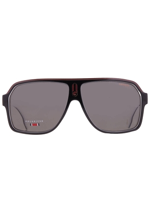 Carrera Polarized Grey Navigator Unisex Sunglasses CARRERA 1001/S 080S/M9 62