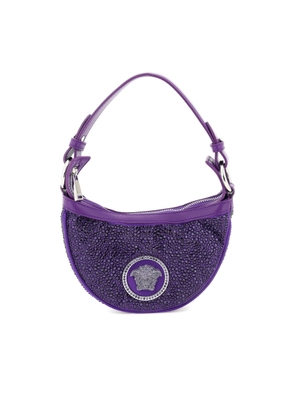 Versace Mini Hobo Bag With Crystals