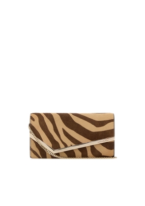 Jimmy Choo Printed Calf Hair Emmie Clutch