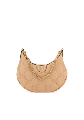 Gucci Powder Pink Leather Small Lion Gg Handbag