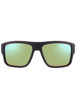 Costa Del Mar TAXMAN Green Mirror Polarized Glass Square Mens Sunglasses 6S9116 911602 59