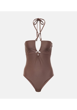Faithfull Ola halterneck swimsuit
