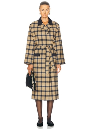 BODE Equestrian Locke Coat in Multi - Tan. Size L (also in M).